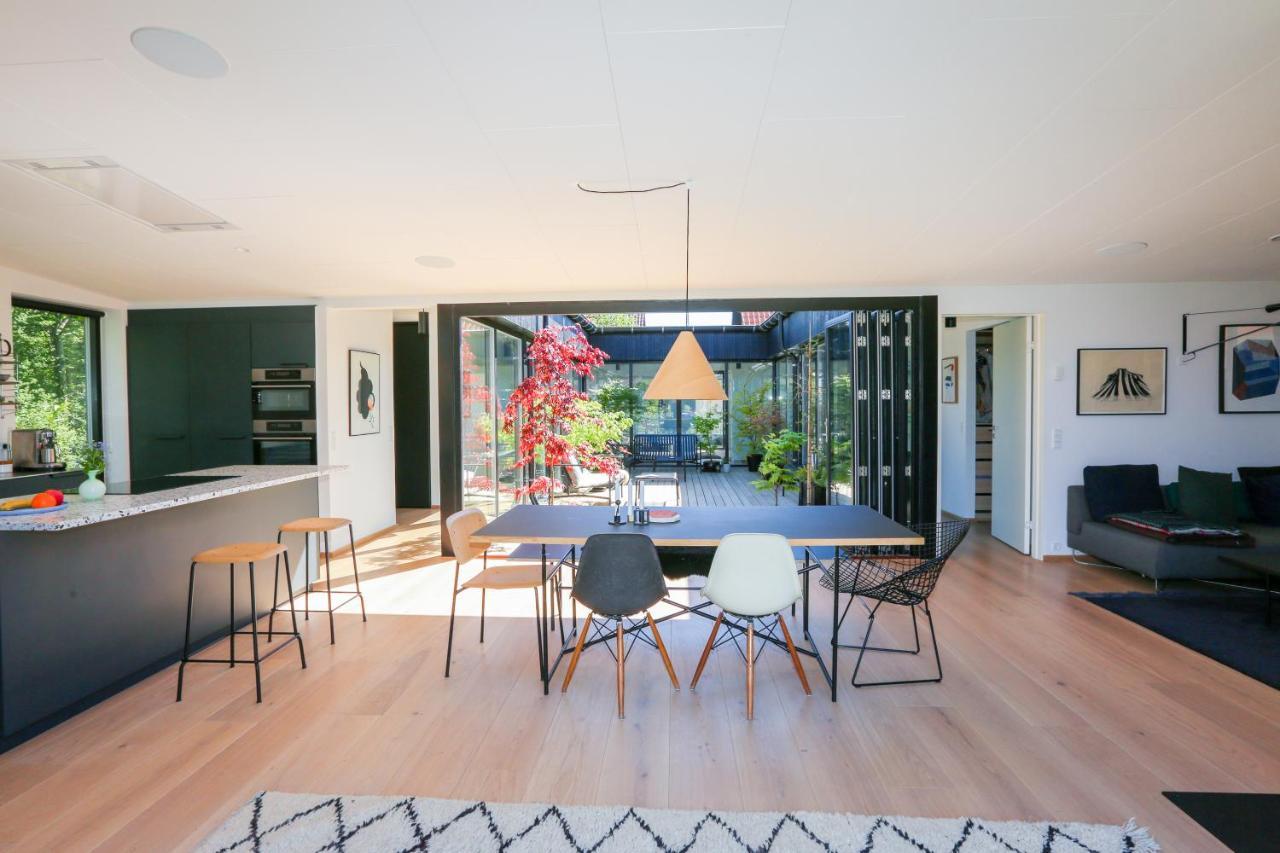 哥本哈根Modern Architecture Atrium House别墅 外观 照片